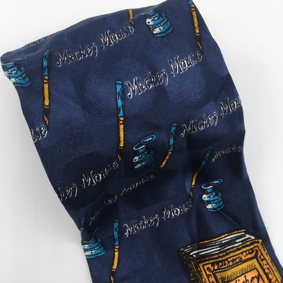 Vintage Atlas Design Disney paint Mickey silk tie - Picture 3 of 7